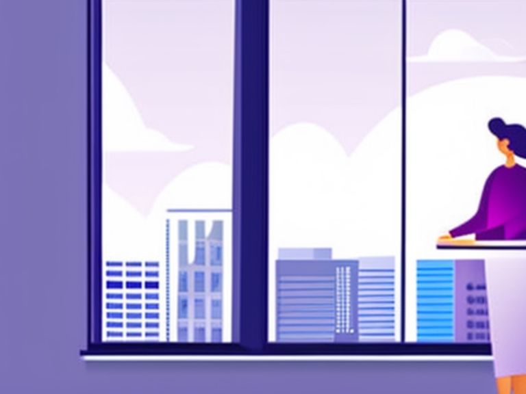 Executive new hire staring out of a window during onboarding period.